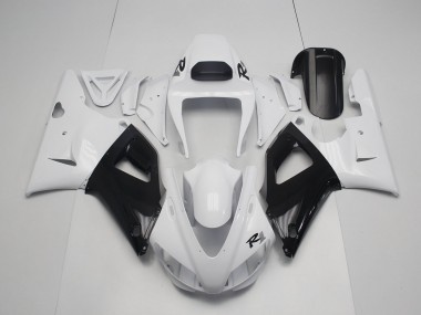 Carénage Yamaha R1 1998-1999 - Blanc Nacré Noir Bon Marché