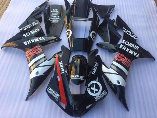 Carénage Yamaha R1 2002-2003 - Noir Blanc Bon Marché