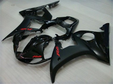 Carrosserie Yamaha R6 2003-2005 - Noir Bon Marché