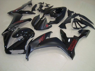 Carénage Yamaha R1 2004-2006 - Noir Mat Rouge Bon Marché