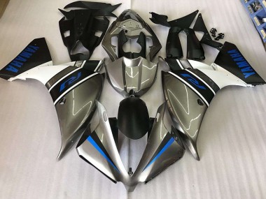 Carénage Yamaha R1 2012-2014 - Argent Bleu Bon Marché